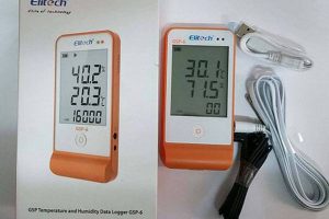 3D Vina cung cấp Nhiệt ẩm kế tự ghi Elitech GSP-6 đã hiệu chuẩn